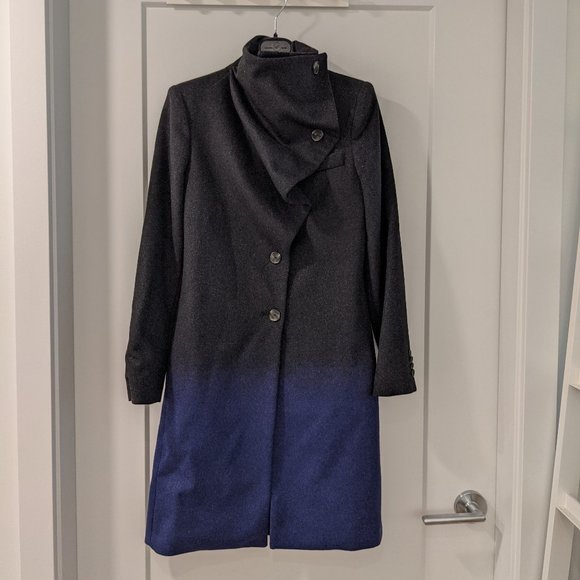 Alexander McQ ombre wool long line coat - never worn - Picture 2 of 5